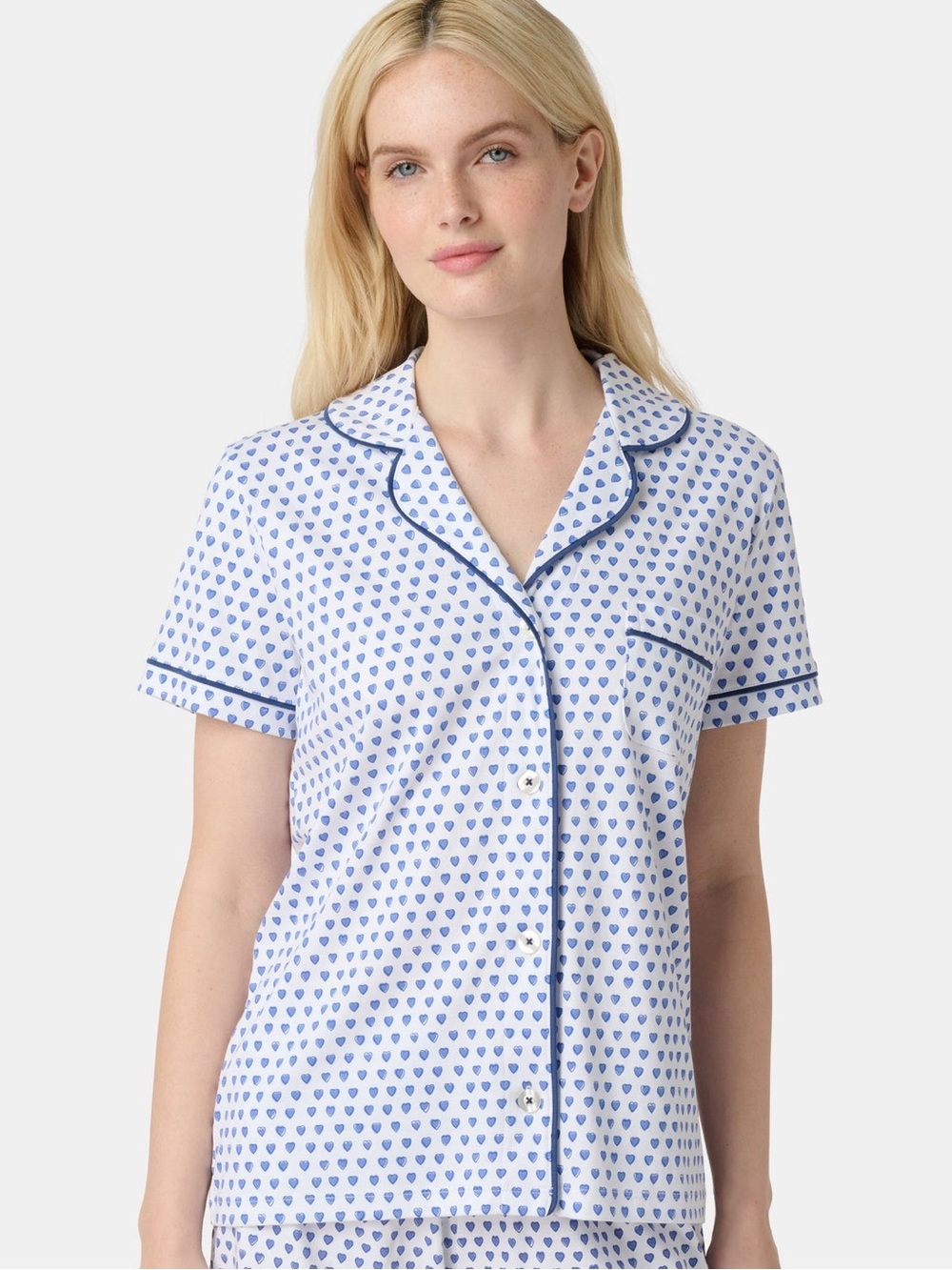 Roller Rabbit Blue Hearts Polo Shirt